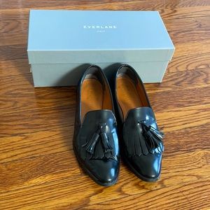 Everlane Black loafers 6.5 Made in Italy